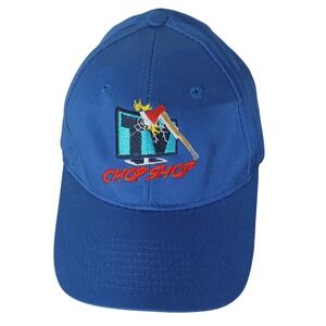 ChopShop Hat Blue Embroidered TV Axe Fire Adjustable Cap